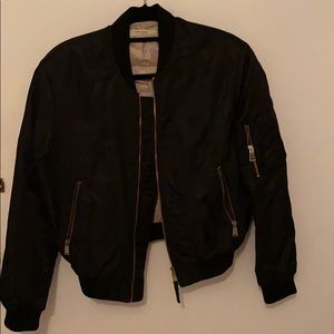 Zara basics bomber jacket
